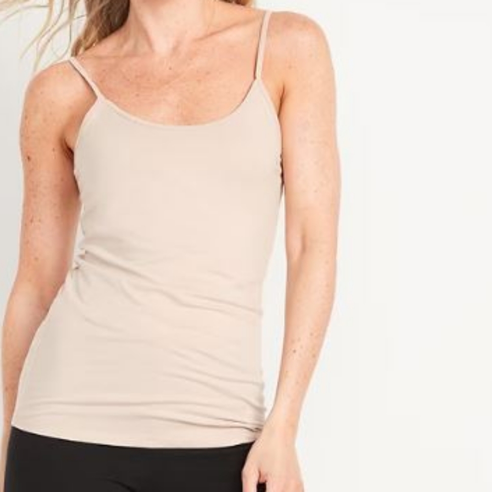 First-Layer Cami Tank Top - Light Nude (XS) - OLD NAVY